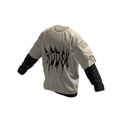 Layered SVDDEN Shirts Black Beige