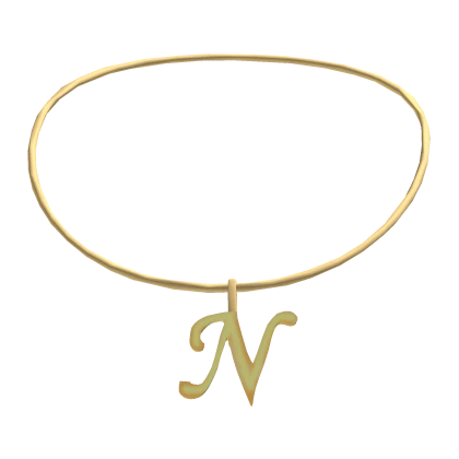 ꒰3.0꒱ MG initial necklace: N