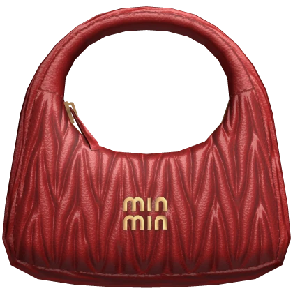 Leather Luxury Purse in Red
