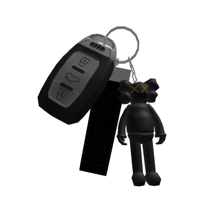 Audi Sports Car Keys w/ Kaws Keychain