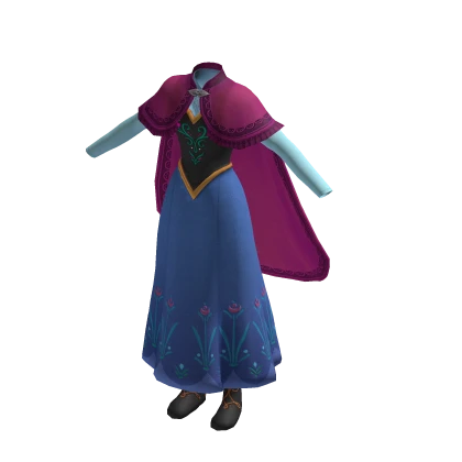 ❄️ Anna's Winter Princess Outfit Frozen
