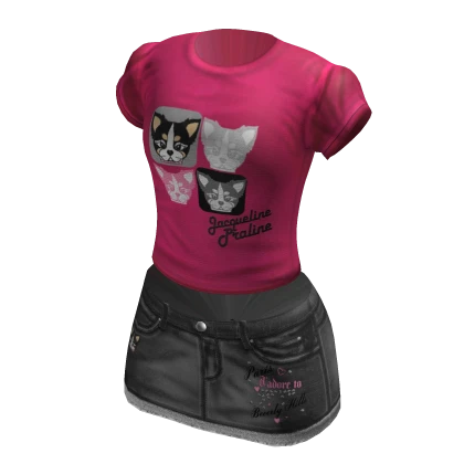 Vintage Nerdy Scene Outfit | Gray & Pink