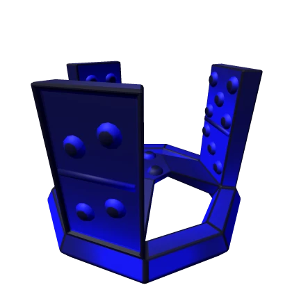 ✅️ Blue Domino Crown