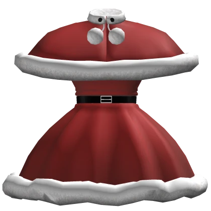 Chibi Girl Winter Christmas Dress