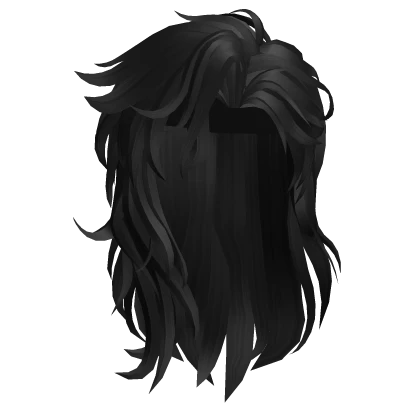 Samurai Side Hair - Black