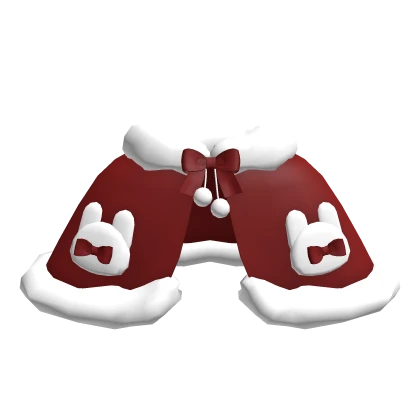୨୧: kawaii winter christmas bunny coat red 3.0