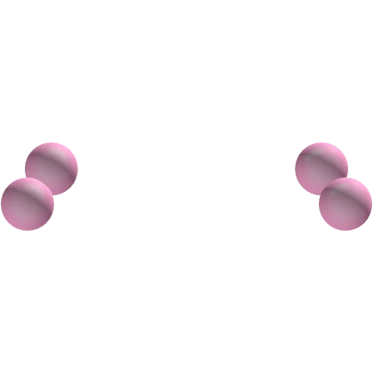 ♡ pink hair bobbles