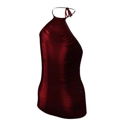 Red Halter Dress