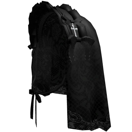 † gothic victorian lace veil headpiece black