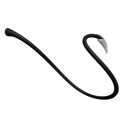 U-Bend Black and White Demon Tail