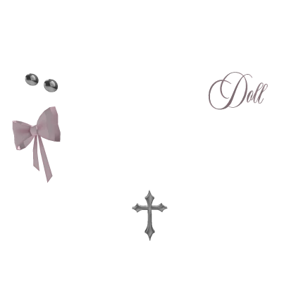 emo doll pink face tattoo with piercings 