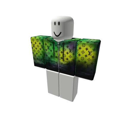 LV Green & Yellow Gradient Monogram Jacket