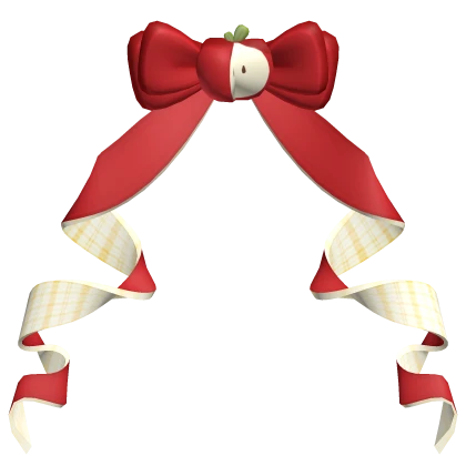 ♡ adorable twirly igari mori kei apple back bow