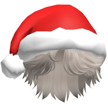 Christmas Messy Hair w/ Santa Hat (AshBlonde)