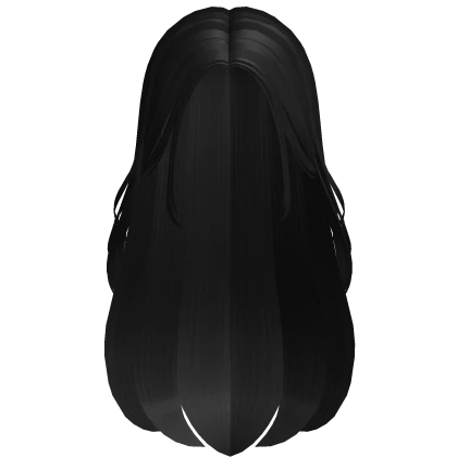 Long Straight Hair | Black