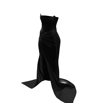 Black Prom Night Glam Dress
