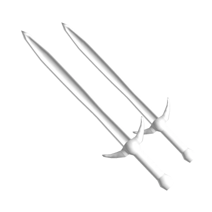 Holdable Dual Ghostwalker Swords TRANSPARENT 75%
