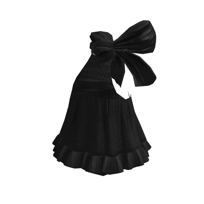 Black Swimsuit Y2K Beach Bodysuit One piece Ribbon