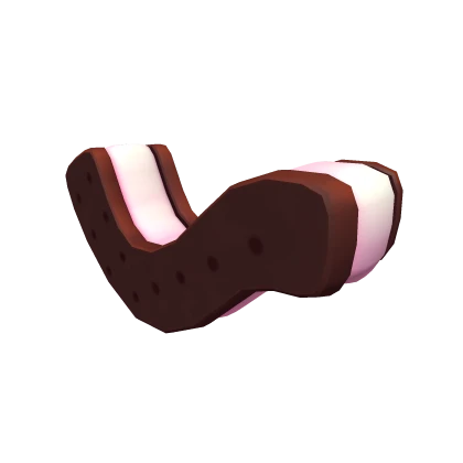 Strawberry Ice Cream Sandwich Cat Tail