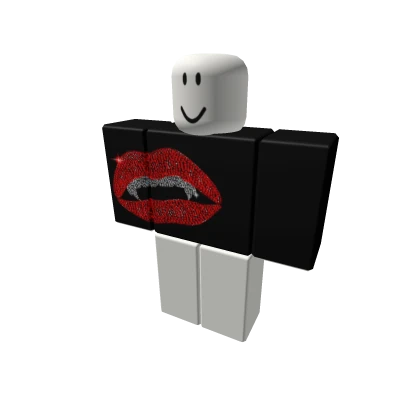 Red Fang vampire lips haloween dracula diamond