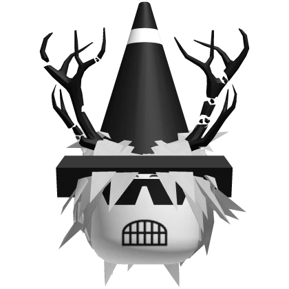 White Cone Dashie Hair