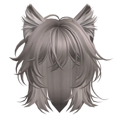 Ash Cat Ears Hairstyle