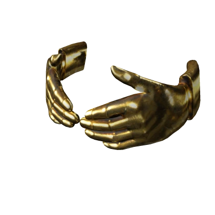 24K Gold Hand