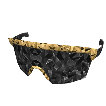 Sparkle Time Black Gold Visor V1