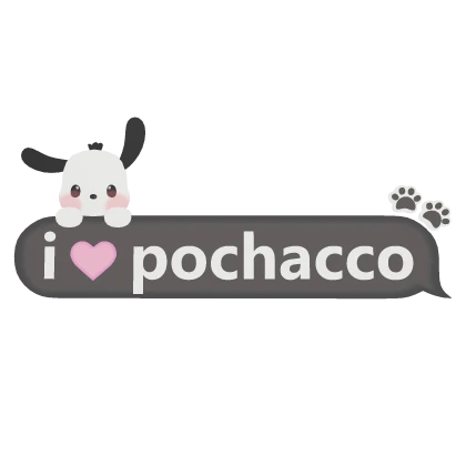  I <3 Pochacco Text
