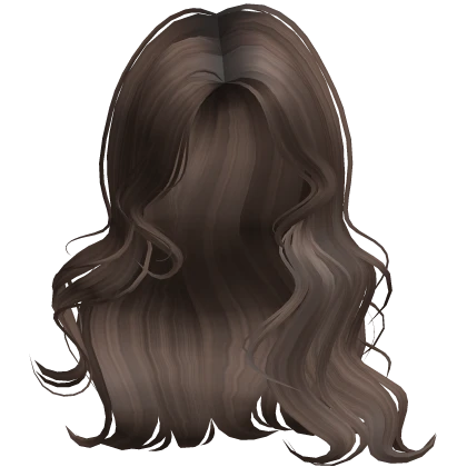 ♡ Elegant Layered Wavy Hair (Brown)