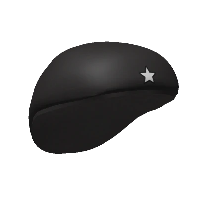 Star Beret in Black