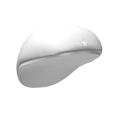 Star Beret in White