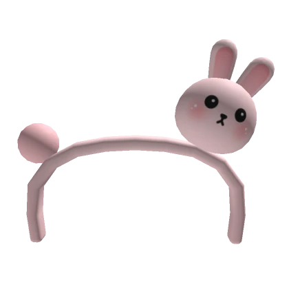 Pink Bunny Headband