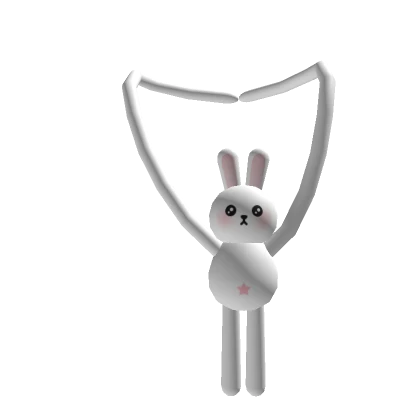 White Long Arms Bunny