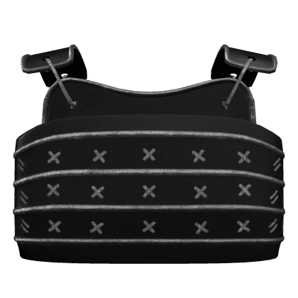 Samurai Chest Plate Armor - Black
