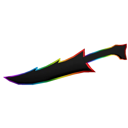 Cartoony Rainbow Sword