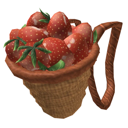 Basket Full of Strawberries Back Accessory