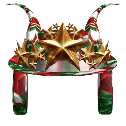  Sparkle Time Christmas Festive Fedora Crown Horns