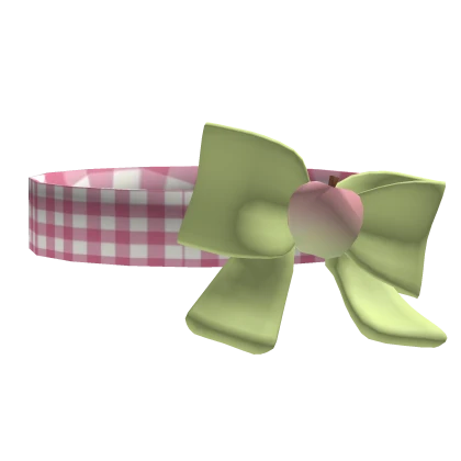 ♡ cute pink apple plaid shoujo igari neck ribbon