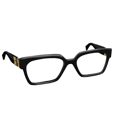 Designer Miu Glasses in Black