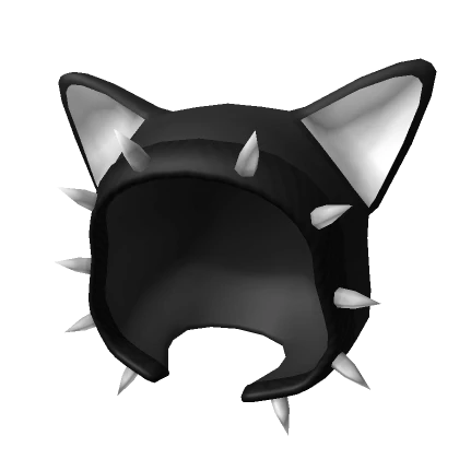 Black Cat Spike Hood