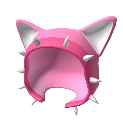 Pink Cat Spike Hood