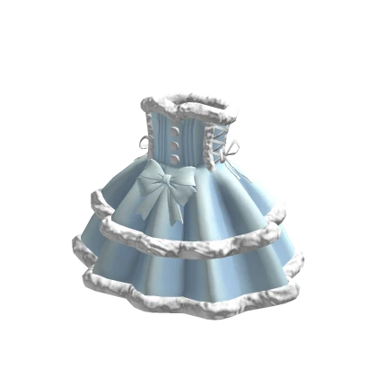 Blue Christmas Dress