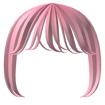 Thin Bangs in Pink