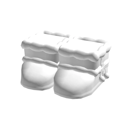 ♡ White Kitty Winter Boots