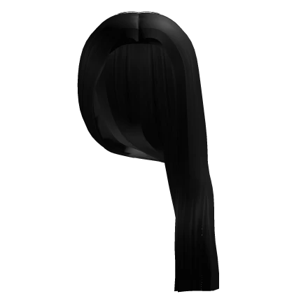 jet black side swept bussdown