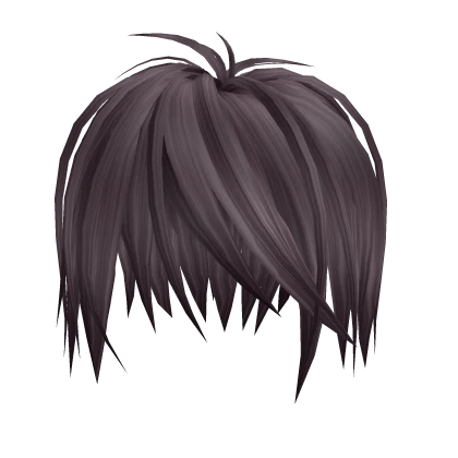 Maroon Messy Long Hair 10.0