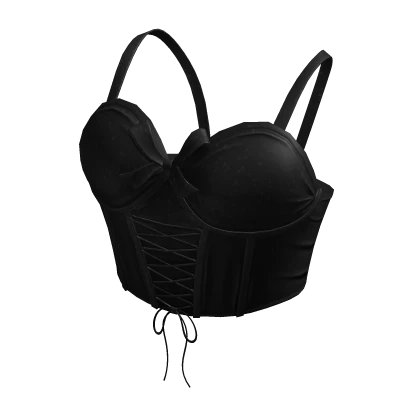 Aurora's Corset Top - Black