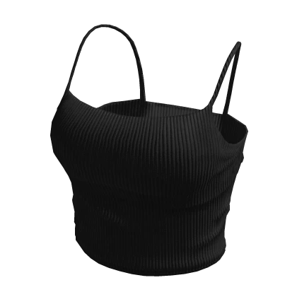 black camisole tank top
