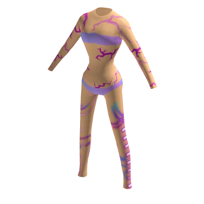 Rumi Demon patterns skin suit